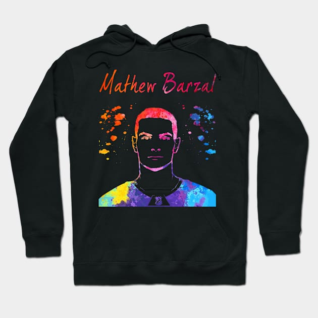 Mathew Barzal Hoodie by Moreno Art